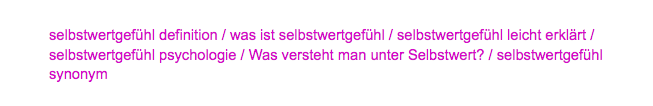 Beispiel für ein Themencluster.