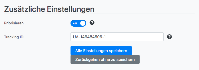 WordPress Cookie-Plugin Google Analytics Tracking Code einfügen
