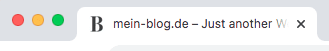 blog favicon einfügen - schritt 2