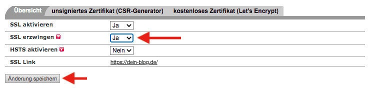 https ssl für wordpress blog bei all-inkl - schritt-4