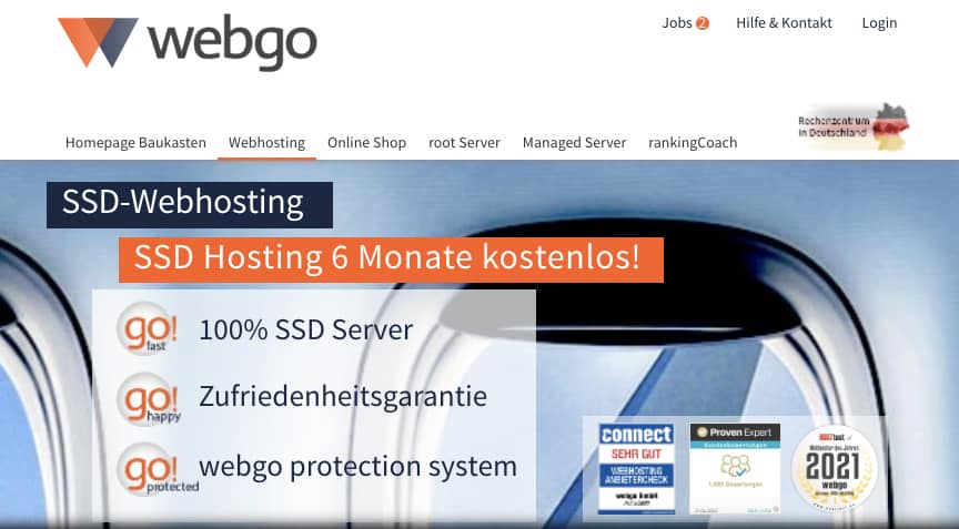 webgo webhosting anbieter