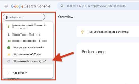 jimdo website google search console verbinden anleitung 6