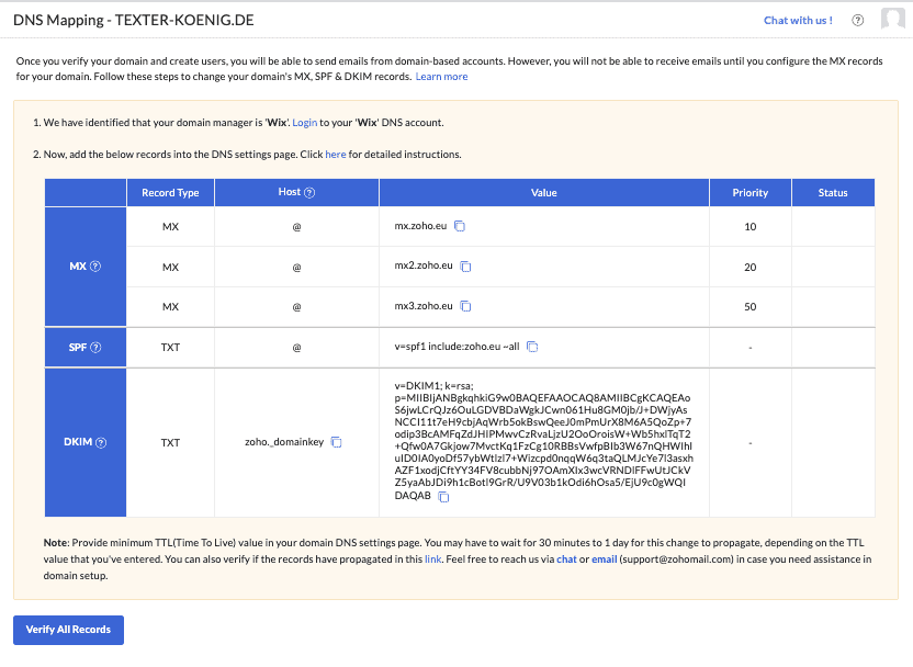 Wix kostenlose E-mail mit Domain (14)