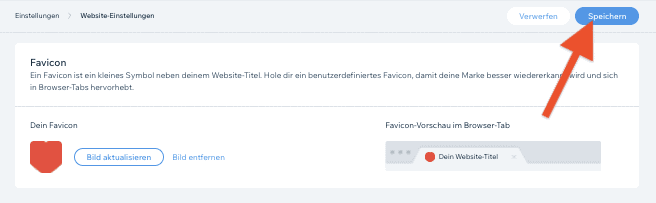 Wix Favicon einfügen (5)